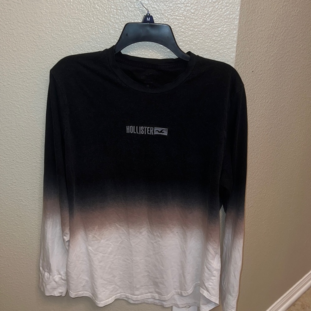 Hollister, men’s shirt, size XL white, and gray